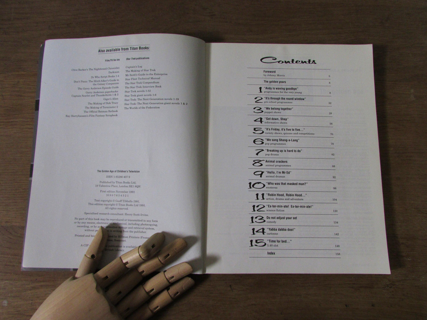 The Golden Age of "Children's Television", by Geoff Tibballs (Softback, 1991)