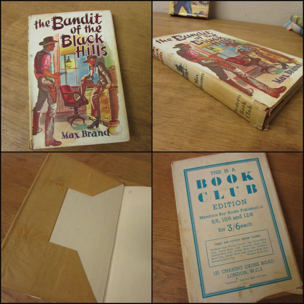 Set of four 1950s book club classic Western/Wild West novels