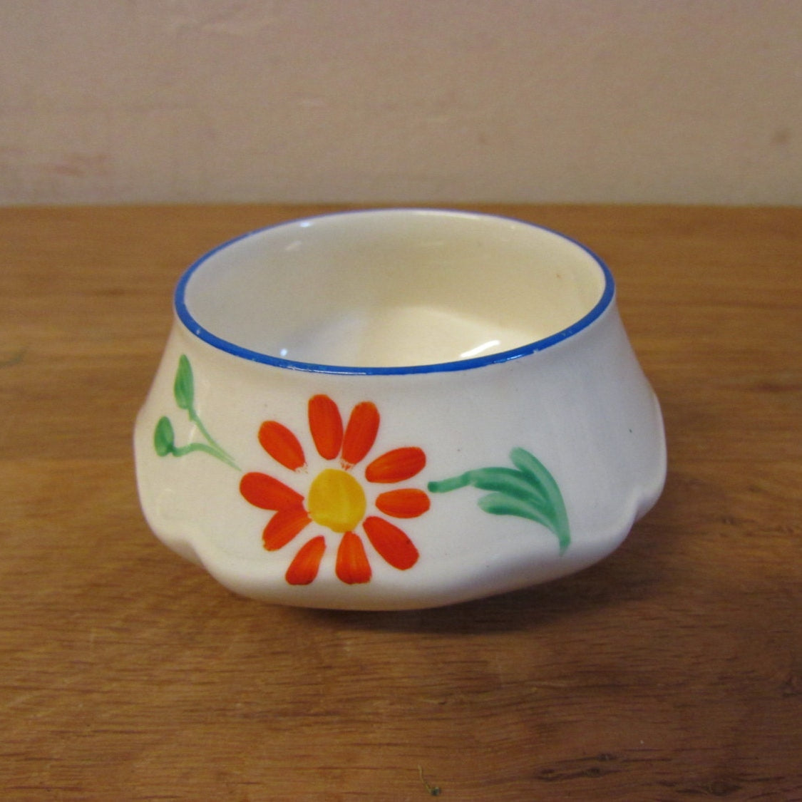 Art Deco Crown Ducal Ware hand-painted daisy pattern breakfast set