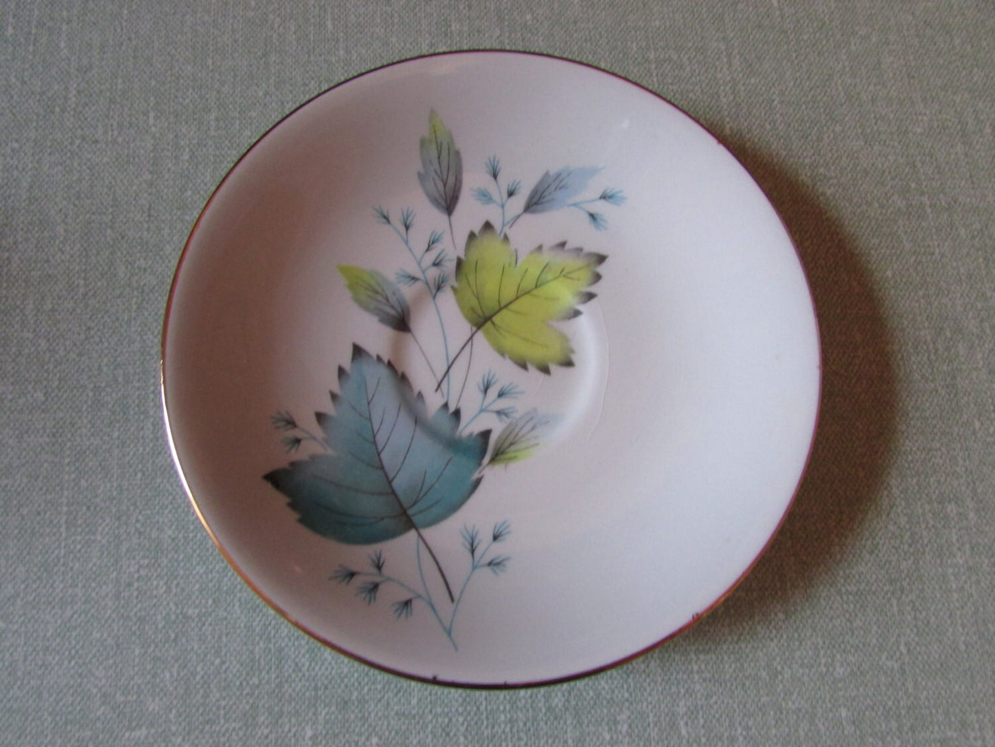 Vintage Grindley England Broadhurst Bros Burslem satin white & ivy leaf patterned tea-set