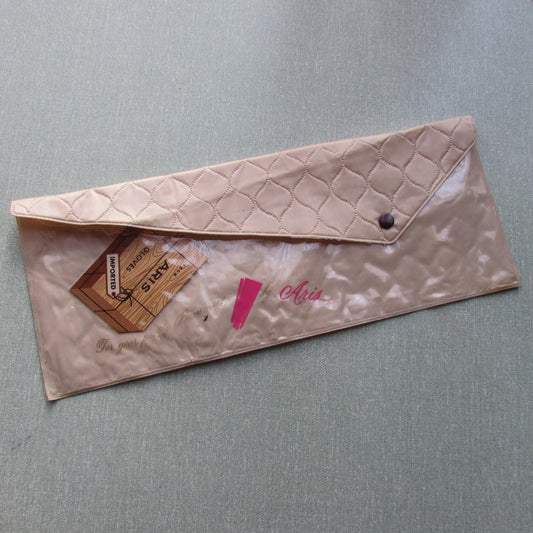 1950s Aris "For your pretty Beaumist gloves" plastic glove pouch packaging only