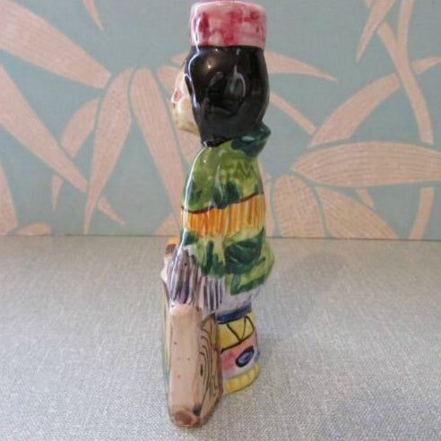 1960s Drioli miniature liquor bottle/decanter: Native American girl
