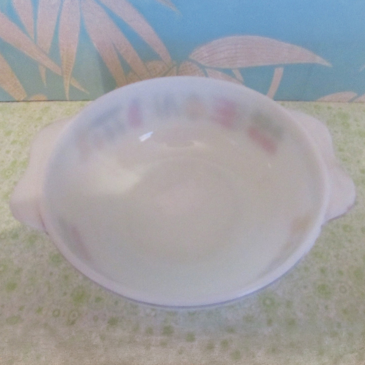 Set of  two 1960s JAJ Pyrex "Harvest" Easy Grip round casserole dishes