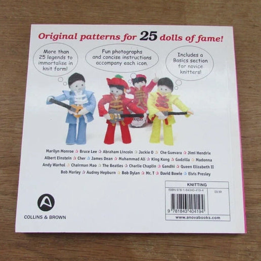 Knitted Icons: 25 Celebrity Doll Patterns, by Carol Meldrum (Softback, 2007)