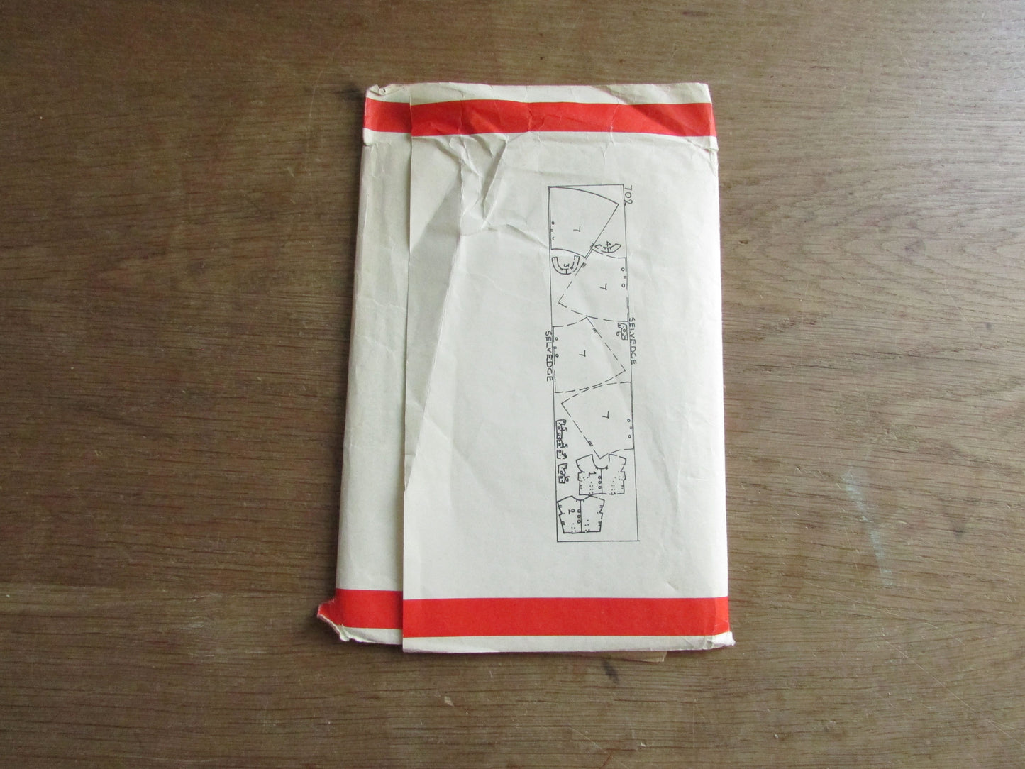 Used 1960s The People No.702 sewing pattern for misses' dress, size 12 (see description below)