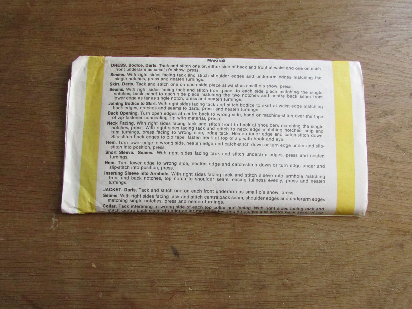 Uncut 1960s Sunday People 542 sewing pattern for misses' dress & jacket, size 14 (complete)