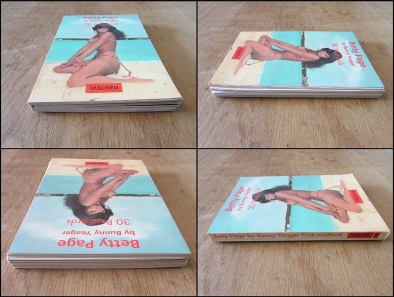 1996 collectable Taschen Betty Page by Bunny Yeager 30 postcard set