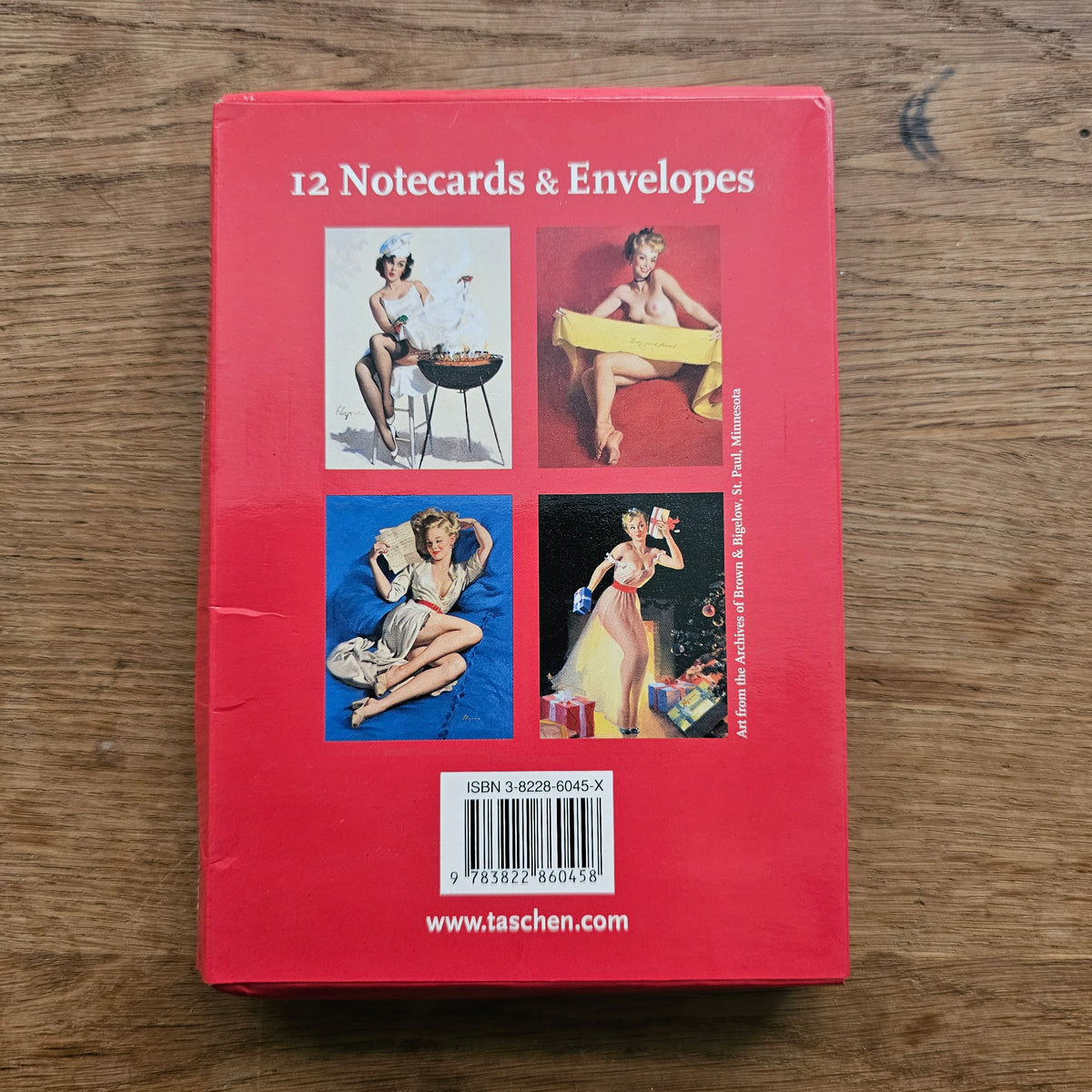 Taschen: Gil Elvgren Pin-Ups 12 Notecard & Envelope Set (Softback, 2000)  #1