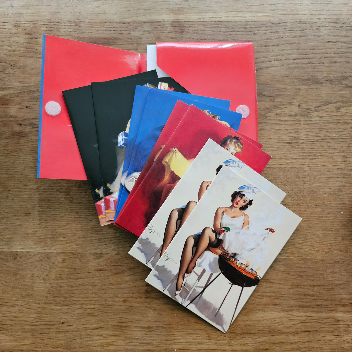 Taschen: Gil Elvgren Pin-Ups 12 Notecard & Envelope Set (Softback, 2000)  #1