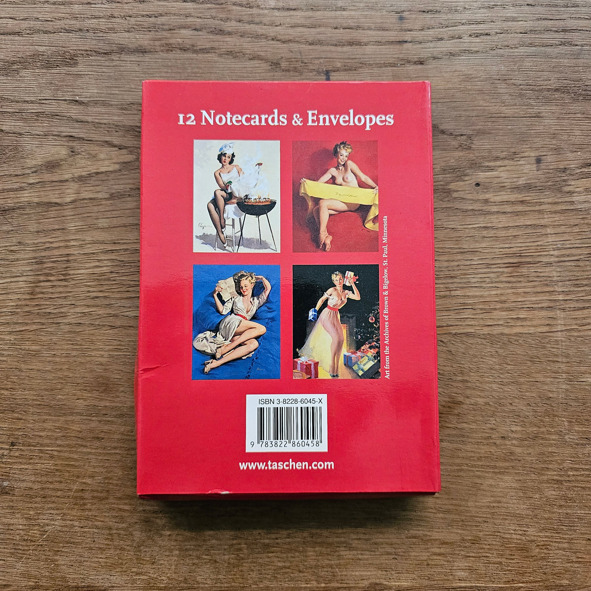Taschen: Gil Elvgren Pin-Ups 12 Notecard & Envelope Set (Softback, 2000) #2