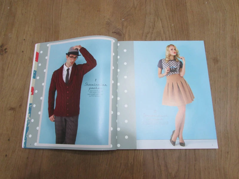 Vintage Knits for Him & Her, 30 modern knitting patterns, by Ame England (Softback, 2014)