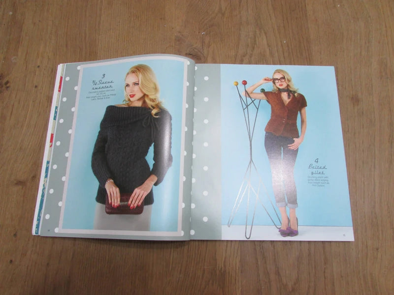 Vintage Knits for Him & Her, 30 modern knitting patterns, by Ame England (Softback, 2014)