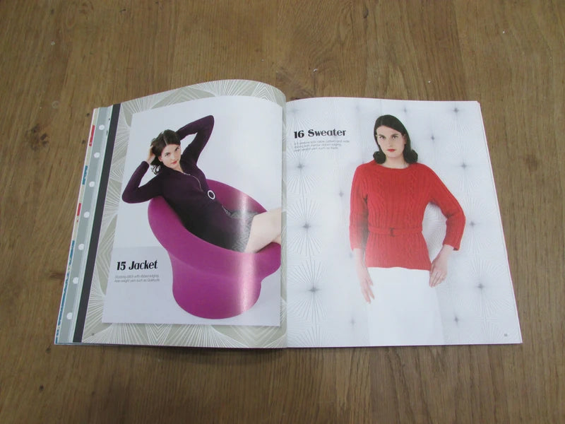 Vintage Knits for Him & Her, 30 modern knitting patterns, by Ame England (Softback, 2014)